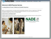 Tablet Screenshot of mdsiphysicians.com
